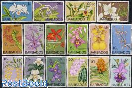 Definitives, orchids 16v