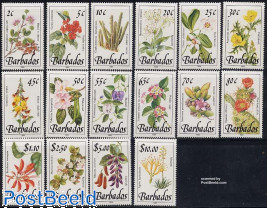 Definitives, flowers 16v