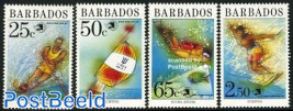 World stamp expo 4v