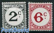 Postage due 2v, perf. 13:13.5