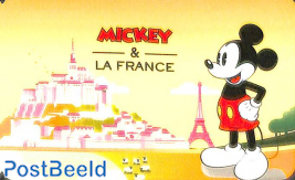 Mickey & La France 12v s-a in foil booklet