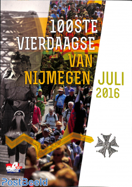 100th Vierdaagse Nijmegen 5 s/s in folder