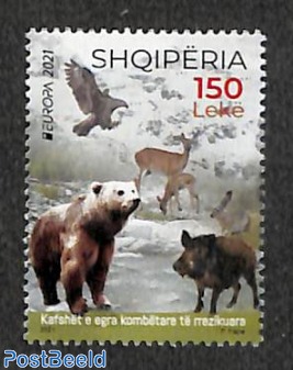 Europa, endangered animals 1v