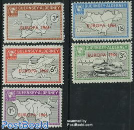 Commodore parcel stamps, EUROPA 5v