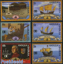 Stamp expo 92 6v