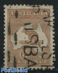6d, WM CofA multiple, Stamp out of set