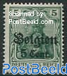 German Occupation, 5c on 5Pf, Stamp out of set