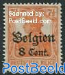 German Occupation, 8c on 7.5Pf, Stamp out of set