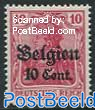 German Occupation, 10c on 10Pf, Stamp out of set