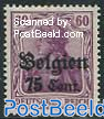 German Occupation, 75c on 60Pf, Stamp out of set