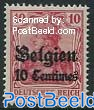 German Occupation, 10c on 10Pf, Stamp out of set