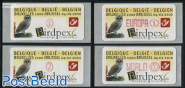 Automat stamps, Birdpex 4v