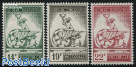 Railway parcel stamps 3v