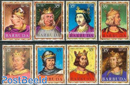 English kings & queens 8v, 1066-1272