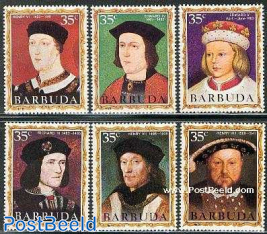 English kings & queens 6v 1422-1547