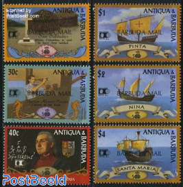 World Columbian stamp expo 6v