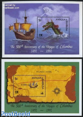 World Columbian stamp expo 2 s/s