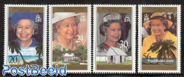Elizabeth II 70th anniversary 4v