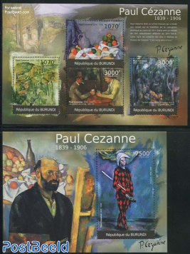 Paul Cezanne paintings 2 s/s