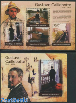 Gustave Caillebotte paintings 2 s/s