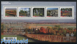 Canadian UNESCO Sites s/s