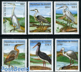 Wetland birds 6v