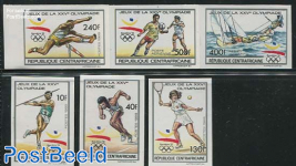 Olympic Games 6v, imperforated