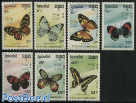 Brasiliana, butterflies 7v