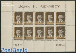 J.F. Kennedy minisheet