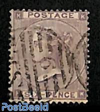 Six pence, plate 4, used