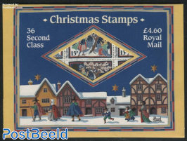 Christmas sheet of 36 stamps in folder