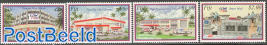 New postal buildings 4v