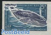 Blue whale 1v, Imperforated