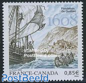 Foundation of Quebec 1v, joint issue Canada