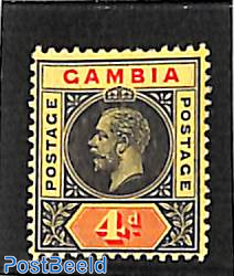 4d , WM Multiple Crown-CA, Stamp out of set