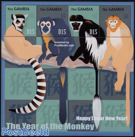 Year of the monkey 4v m/s
