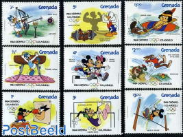 Disney, Olympic Games with rings 9v