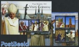 Pope benedict XVI visits Germany 2 S/s