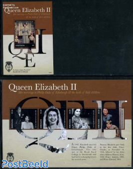 Elizabeth II Diamond jubilee 2 s/s