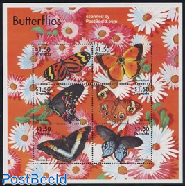Butterflies 6v m/s, Merchantis isthmia