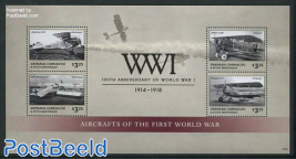 Aircrafts of the First World War 4v m/s