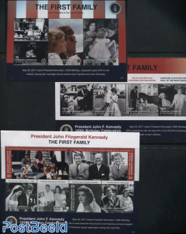 John F. Kennedy & Family 3 s/s