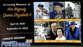 In loving memory of Queen Elizabeth II 6v m/s
