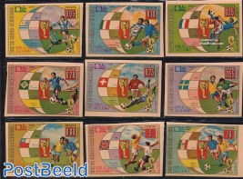 World Cup Football 9v imperforated