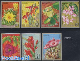 North American flowers 7v imperforated