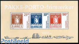 Parcel post stamps s/s