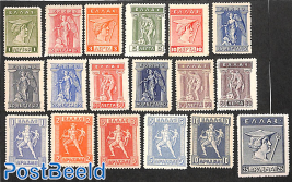 Definitives Hermes and Iris, Lithography 18v