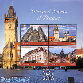 Sites and scenes of Prague 4v m/s