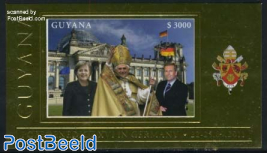 Popes visit to Germany s/s, gold