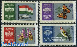 Budapest stamp expo 4v